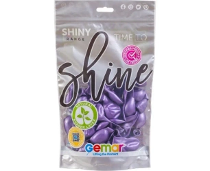 Balony shiny fioletowe 13cm 100szt - Godan