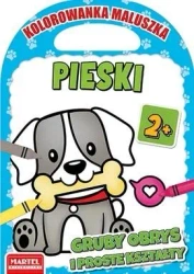 Kolorowanka maluszka. Pieski - praca zbiorowa