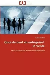 Quoi de neuf en entreprise? la vente - BARTH-I