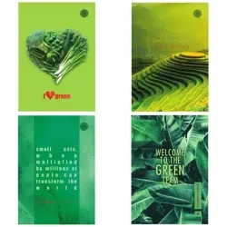 Brulion A5/96K kratka Think Green (5szt) - Ziemia Obiecana