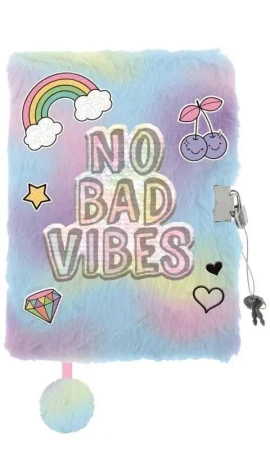 Pamiętnik z kłódką A5/96K Good Vibes - ST-MAJEWSKI