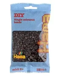 Hama Midi Koraliki w woreczku 1000 brązowe