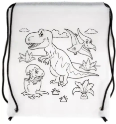 Worek szkolny do malowania Tinting dino - Fandy