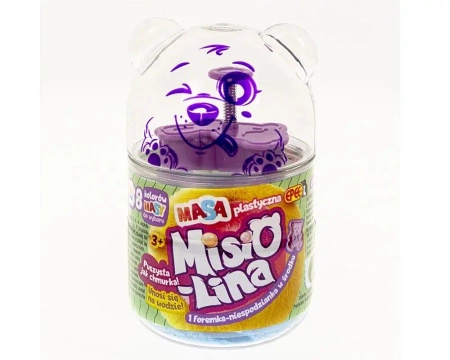 Misiolina Masa plastyczna błękitna 60g + 1 foremka - EPEE
