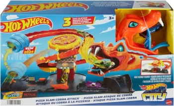 Tor samochodowy City Odjazdowa pizza Atak kobry - Hot Wheels