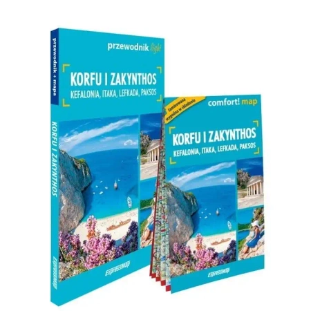 Korfu i Zakynthos light: przewodnik + mapa - praca zbiorowa