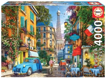 Puzzle 4000 Uliczka w Paryżu 111336 - Educa