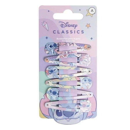 Zestaw spinek do włosów Stitch 6szt - Artesania Cerda