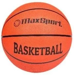 Piłka do koszykówki Max Sport pomarańczowa - Artyk