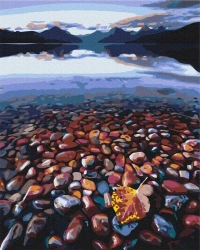 Malowanie po numerach - Kamieniste wybrzeże - Brushme