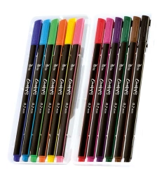 Cienkopis trójkątny 0,7 mm Tetis 12 kolorów