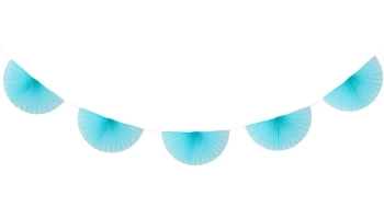 Girlanda PB&C Wachlarze błękitna 300cm - Godan