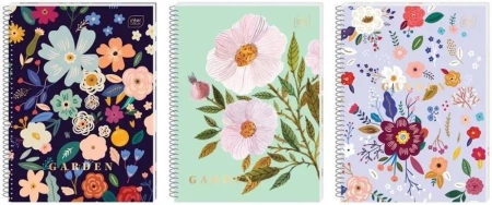 Kołozeszyt A4/80K Garden (5szt) - INTERDRUK