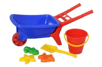 Taczka 56cm z akcesoriami mix - Plasto