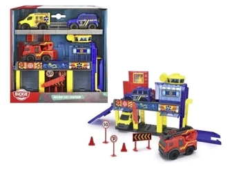 SOS Mini Stacja ratownicza + 3 pojazdy - Dickie Toys