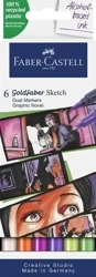 Pisak dwustronny Goldfaber Sketch graphic 6 kol. - Faber Castell