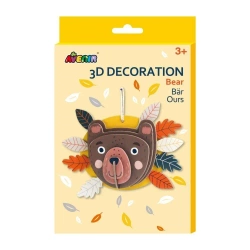 Dekoracje 3D - miś - Russell