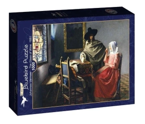 Puzzle 1000 Kieliszek wina, Vermeer - Bluebird Puzzle