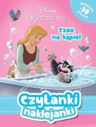 Czytanki naklejanki. Czas na kąpiel. Disney Księżniczka