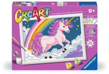 CreArt dla dzieci: Różowy Neon - Jednorożec - Ravensburger