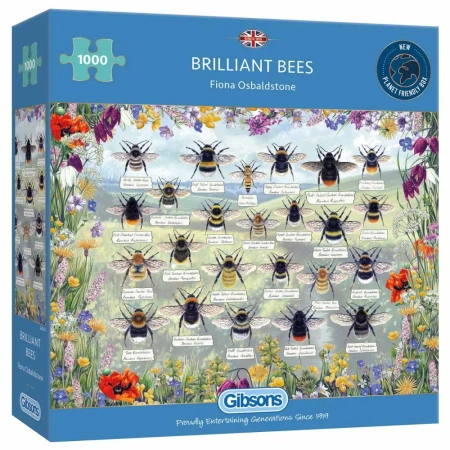 Puzzle 1000 Pszczoły 111373 - Gibsons