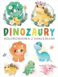 Kolorowanka z naklejkami. Dinozaury - Emilie Beaumont, Nathalie Belineau