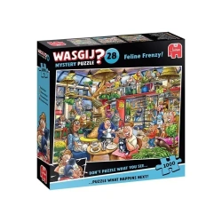 Puzzle 1000 Wasgij Jumbo Retro koci obłęd - TM Toys