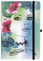 Kalendarz nauczycielki 2025/26 A5 tyg słowianka - praca zbiorowa