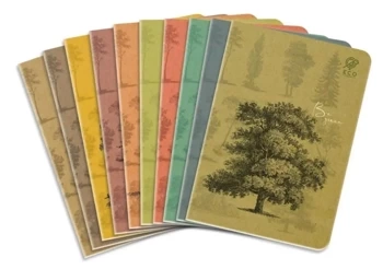 Zeszyt A5/80K linia By Nature - Forrest (10szt) - Elanders