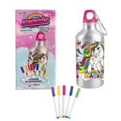 Bidon 500ml z Jednorożcem do kolorowania - Norimpex