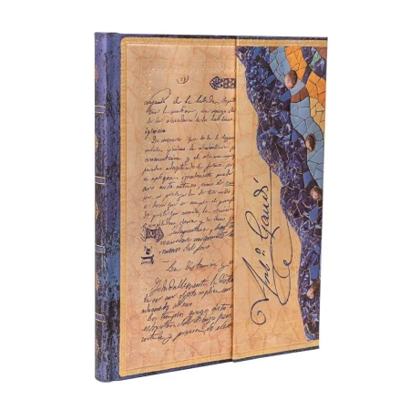 Notatnik w linie Gaudi The Manuscript of Reus midi - Paperblanks