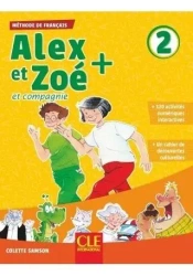 Alex et Zoe plus 2 podręcznik + CD MP3 - Colette Samson