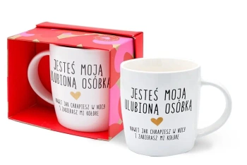 Kubek prezentowy Jesteś moją ulubioną osóbką - Kukartka