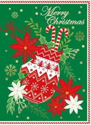 Karnet B6 Boże Narodzenie Świąteczna rękawica - Henry