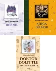 Biały kieł Księga dżungli Doktor Dolittle PAKIET - Hugh Lofting