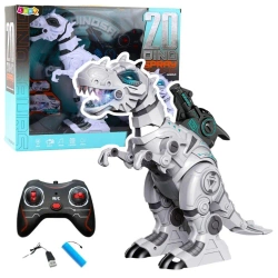 Dinozaur robot R/C dym, światło i dźwięk - Leantoys