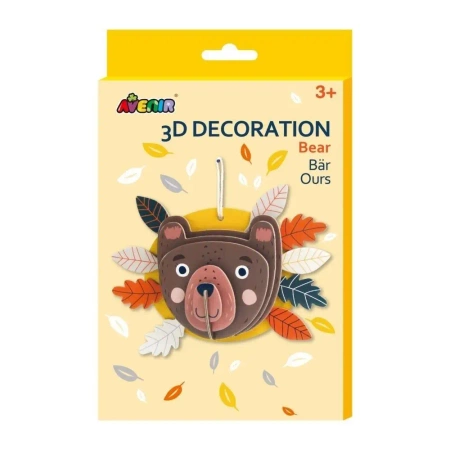 Dekoracje 3D - miś - Russell