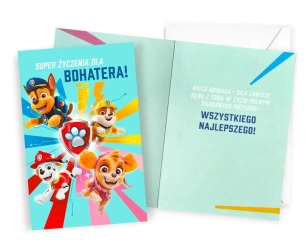Karnet Urodziny Psi Patrol - Kukartka