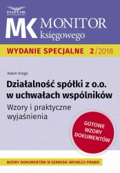 eBook Działalność spółki z o.o. w uchwałach wspólników - Adam Sroga