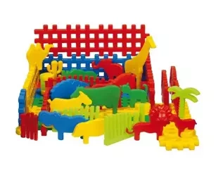 Klocki konstrukcyjne zwierzęta świata - BĄCZEK Tupiko