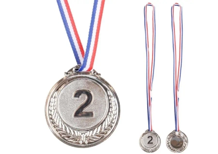 Medal srebrny drugie miejsce - Leantoys