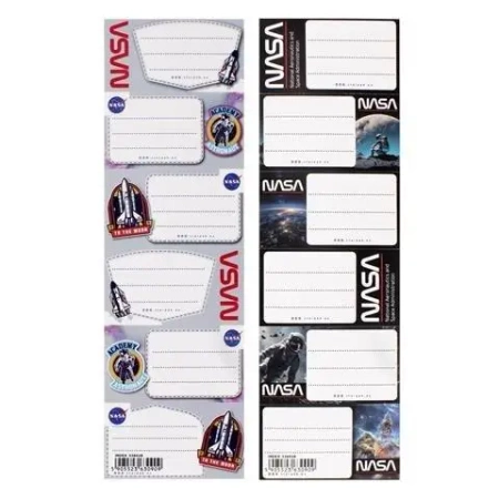 Naklejki na zeszyt NASA (25szt) - STARPAK