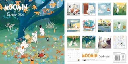 Kalendarz 2026 ścienny kwadrat Muminki - Flame Tree