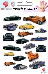 Tatuaże zmywalne dla dzieci Samochody - All4Kids