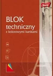 Blok techniczny A4/10K kolorowy MIX (10szt) - UNIPAP