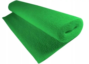 Bibuła marszczona, zielona