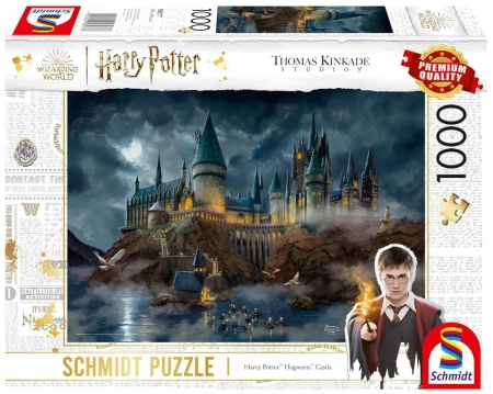 Puzzle 1000 Thomas Kinkade Harry Potter: Hogwart - Schmidt