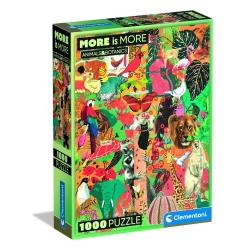 Puzzle 1000 Compact Animals&Botanics - Clementoni