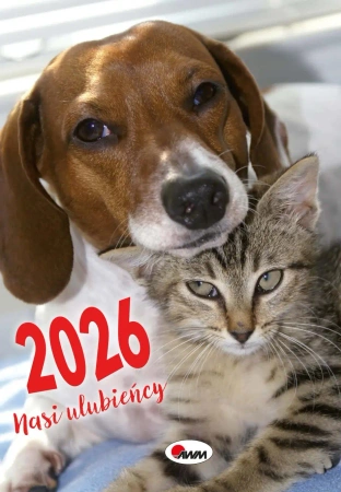 Kalendarz 2026 Nasi ulubieńcy A3-1 - praca zbiorowa