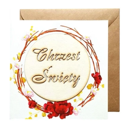 Kartka Chrzest Święty - Naem